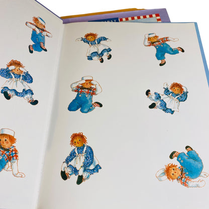 Lot of 4 Raggedy Ann and Andy Books Assorted Hardcover Jan Palmer