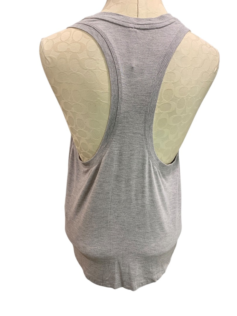 XL Fabletics Gray Scoop Neck Tank Top Womens Heathered