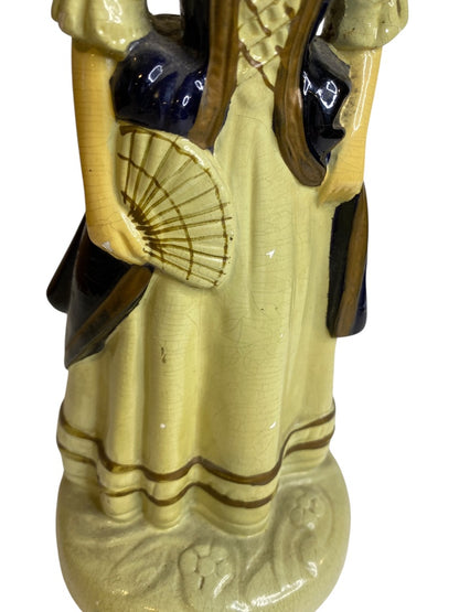 Vintage Roman Art Co. Robia Ware Victorian Style Chalkware Statue 10" St Louis Numbered