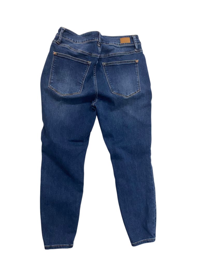 Size 14W Judy Blue Skinny Fit Jeans Denim Front Seam Womens 27" Inseam