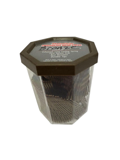 MetaGrip Premium New 300 Count Bobby Pins Grip Crimped Bronze
