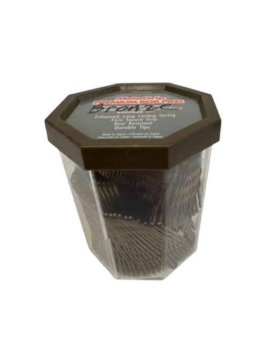 MetaGrip Premium New 300 Count Bobby Pins Grip Crimped Bronze