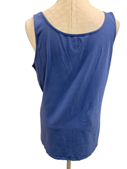 Size 2XL Duluth Trading Co Womens Blue Tank Top Shirt