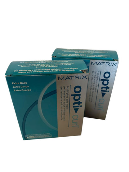 Matrix Opti Curl Extra Body Bodifying Acid Wave Perm Kit 2 packs