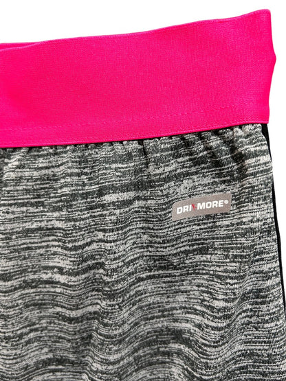 XS Danskin Women's Gray Pink Running Shorts Pull On Lined Undershorts