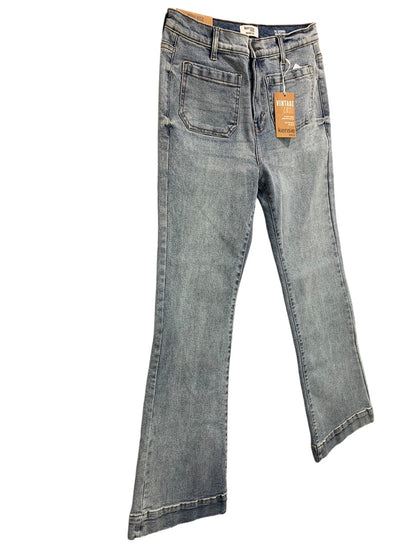 Size 6 (28) Kensie Jeans Womens New The Savannah High Rise Flare Denim