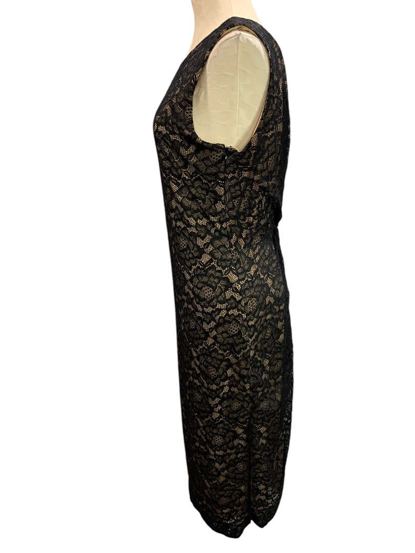 XXL Dress the Population Lined Black Lace New Stretch Dress