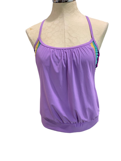 Small Speedo Womens New Fairy Wren Swim Top Blouson Tank