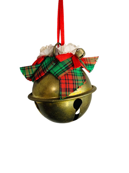 1988 Jingle Bell Christmas Ornament 2.5 Inch Ribbons