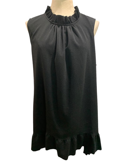 22/24 Lane Bryant Womens Sleeveless Tunic Shirt Blouse Ruffle