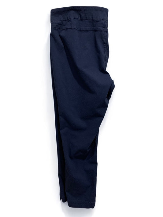 Size 20W Slim-Sation by Multiples Womens Navy Blue Pull On Pants