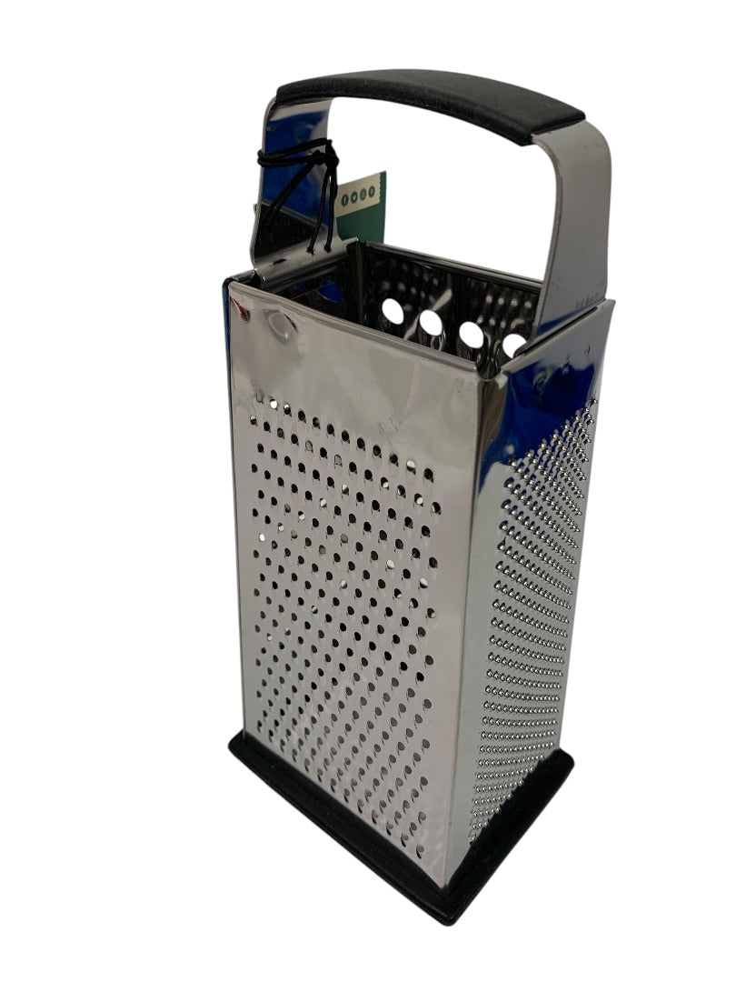 Tablecraft New Box Grater Non-Slip 4 Sided Stainless Steel