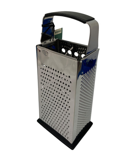 Tablecraft New Box Grater Non-Slip 4 Sided Stainless Steel