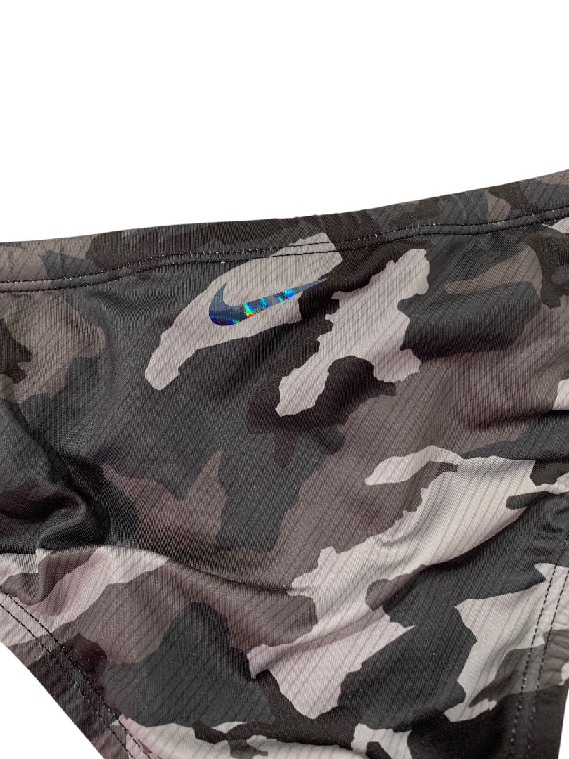 Medium Nike Swim Womens New Bikini Bottoms Gray Camo