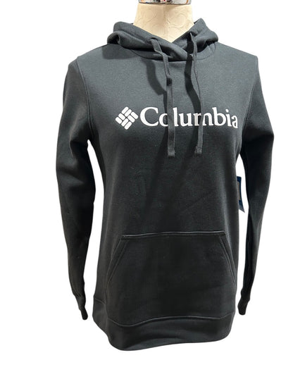 Small Columbia Womens New Trek Graphic Hoodie Pullover Sweatshirt Black