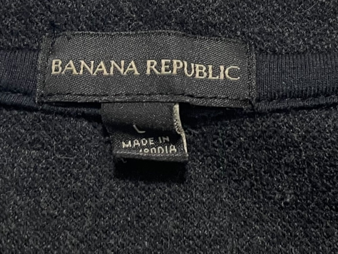 Large Banana Republic Long Sleeve Crew Neck Mens Sweater Dark Gray