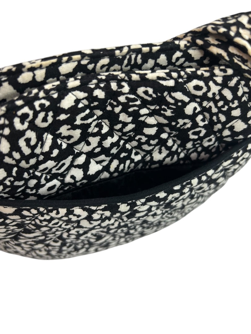 Vera Bradley Camocat Hipster Bag Crossbody Black White