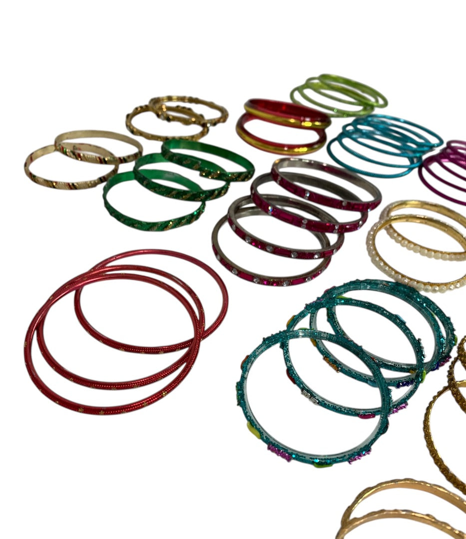 Small Childs Bangle Braclet 1.5"-2.25" Inside Diameter 56 Count