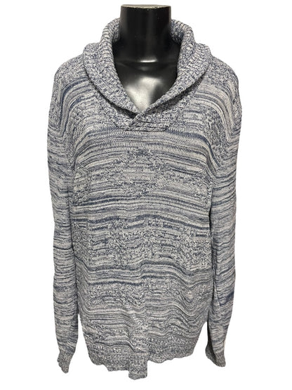 XXL American Rag Cie Womens Long Sleeve Sweater Marled Blue Pullover