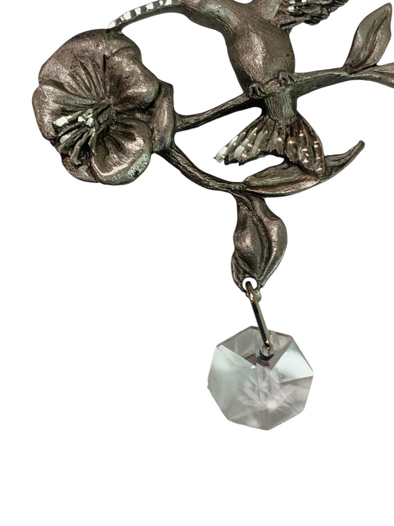 Spoontiques Pewter Ornament Suncatcher Prism Hummingbird 3"