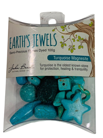 Earths Jewels 3 Packs Beads Amethyst Tiger Eye Turquoise Jewelry Making
