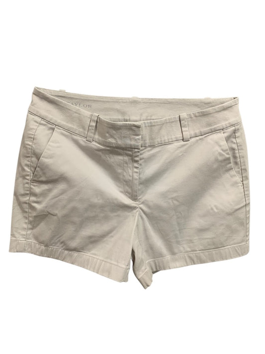 Size 8 Ann Taylor Womens City Short Chino Style Tan 4.5" Inseam