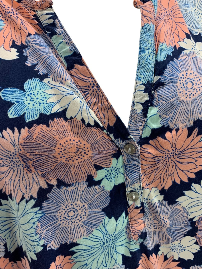 XL Josie Natori Pullover Womens Pullover Coverup Floral Sheer