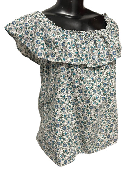 XXS J. Crew Tiered Ruffled Lined Floral Mini Skirt AY478