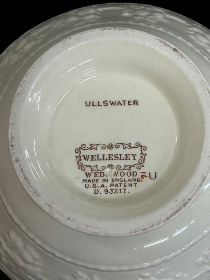 1940s Wellesley Wedgwood Ullswater China Cream Soup Bowl Double Handle