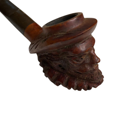 Vintage Sir Walter Raleigh Briar Hand Carved Isreal Smoking Pipe