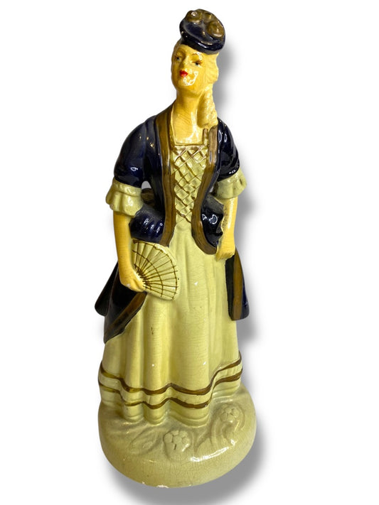 Vintage Roman Art Co. Robia Ware Victorian Style Chalkware Statue 10" St Louis Numbered