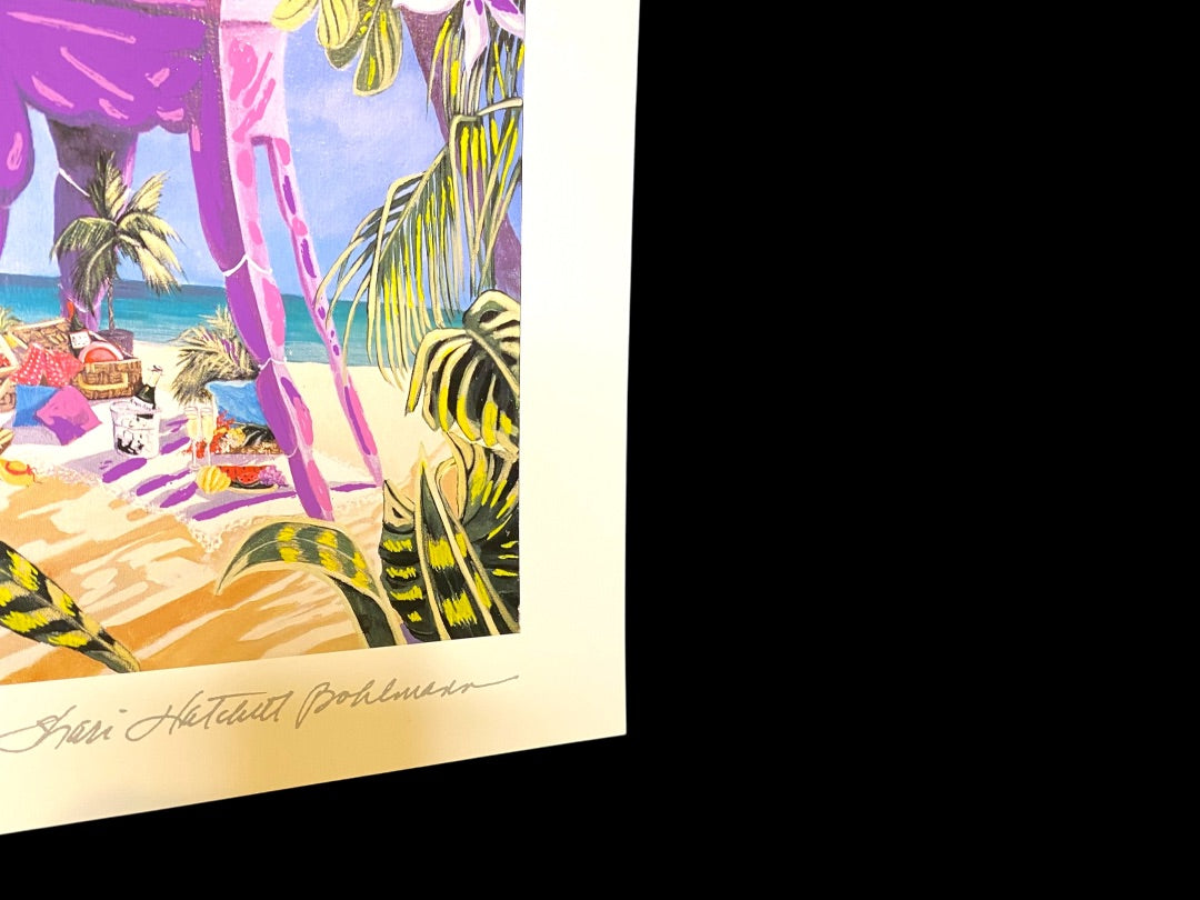 Sherri Hatchett Bohlmann Fantasy Island Seriolithograph & COA Numbered 1998