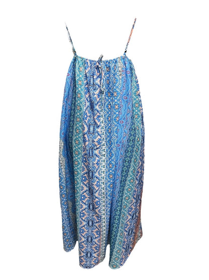 Size Large Cupshe Patterned Sleeveless Adjustable Strap Maxi Dress