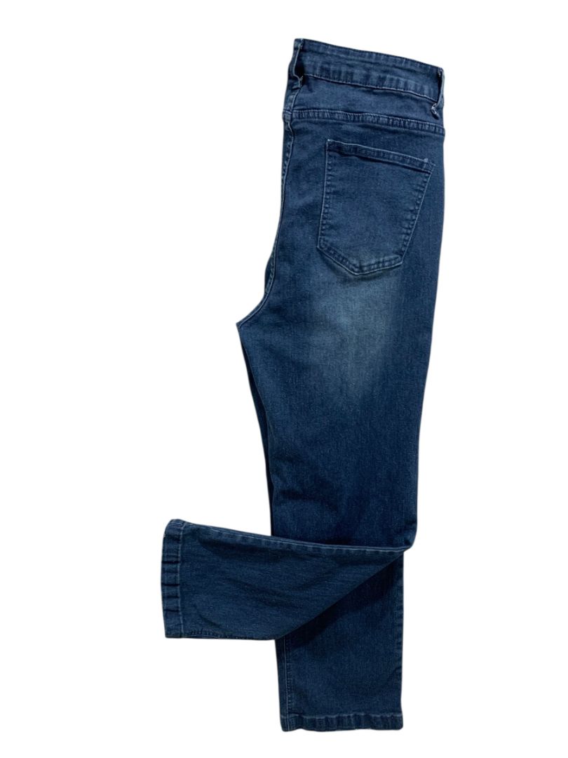 Size 1XL Womens Straight Leg Jeans Stretch Denim Dark Wash