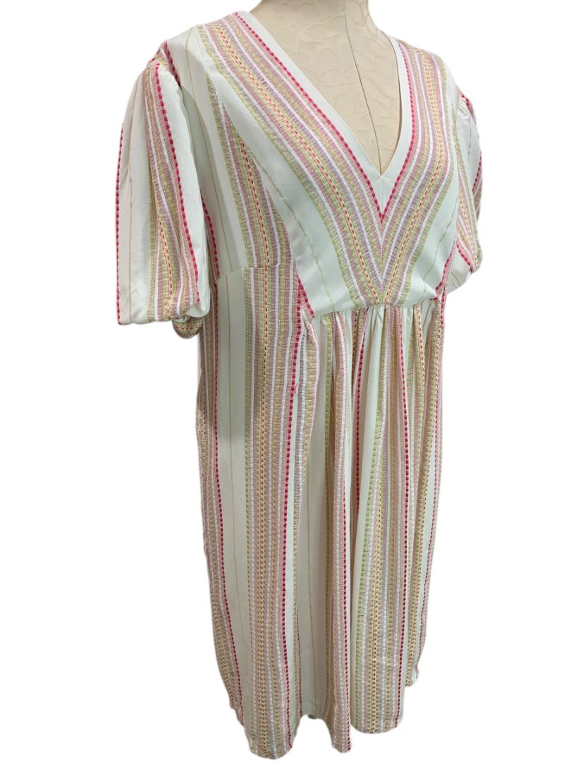 Size 14 Maggy London V-Neck Drop Shoulder Boho Dress