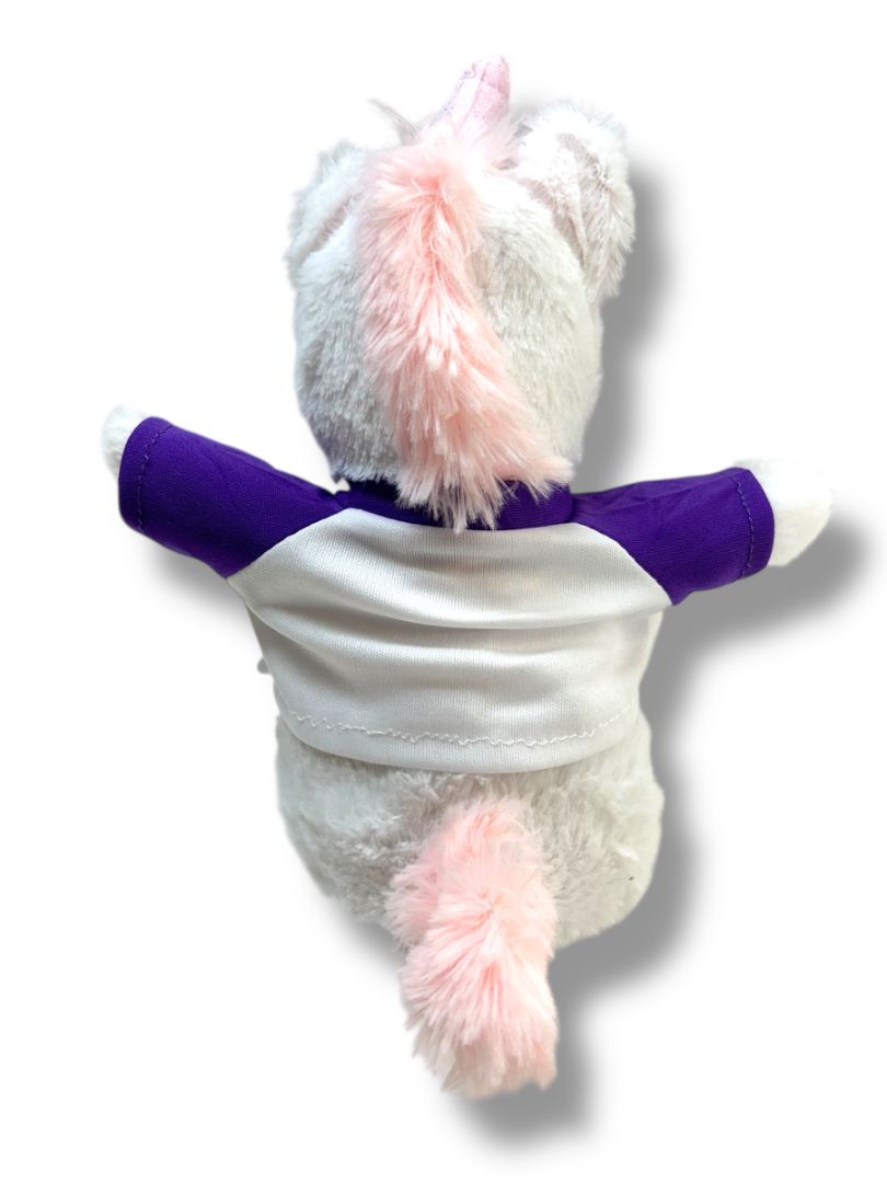 Plushology "Get Well Soon" Plush Unicorn Soft White Pink 13"