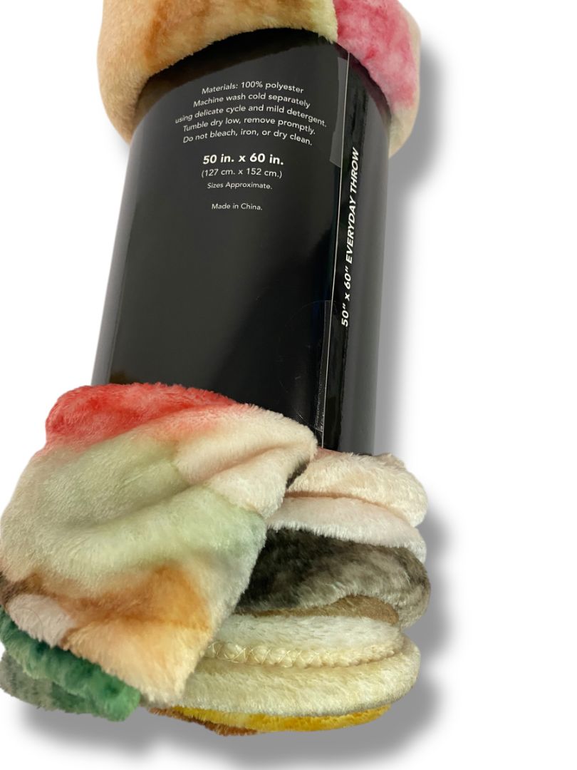 New Fleece Everyday Throw Blanket 50" x 60" Super Soft