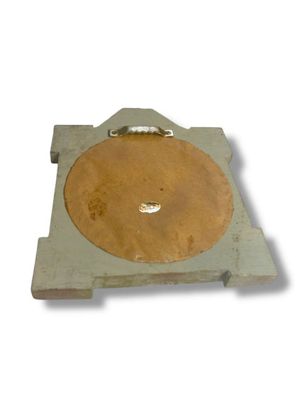 Small Wall Hanging Accent Mirror Shabby Chic Resin 5.5"h x 4.5"w