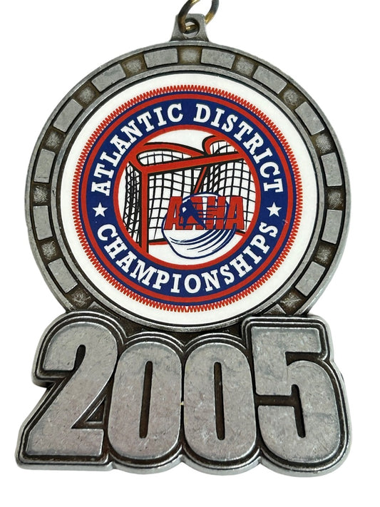 2005 Medal Medallion Atlantic District Championships Personalized Hockey Crown