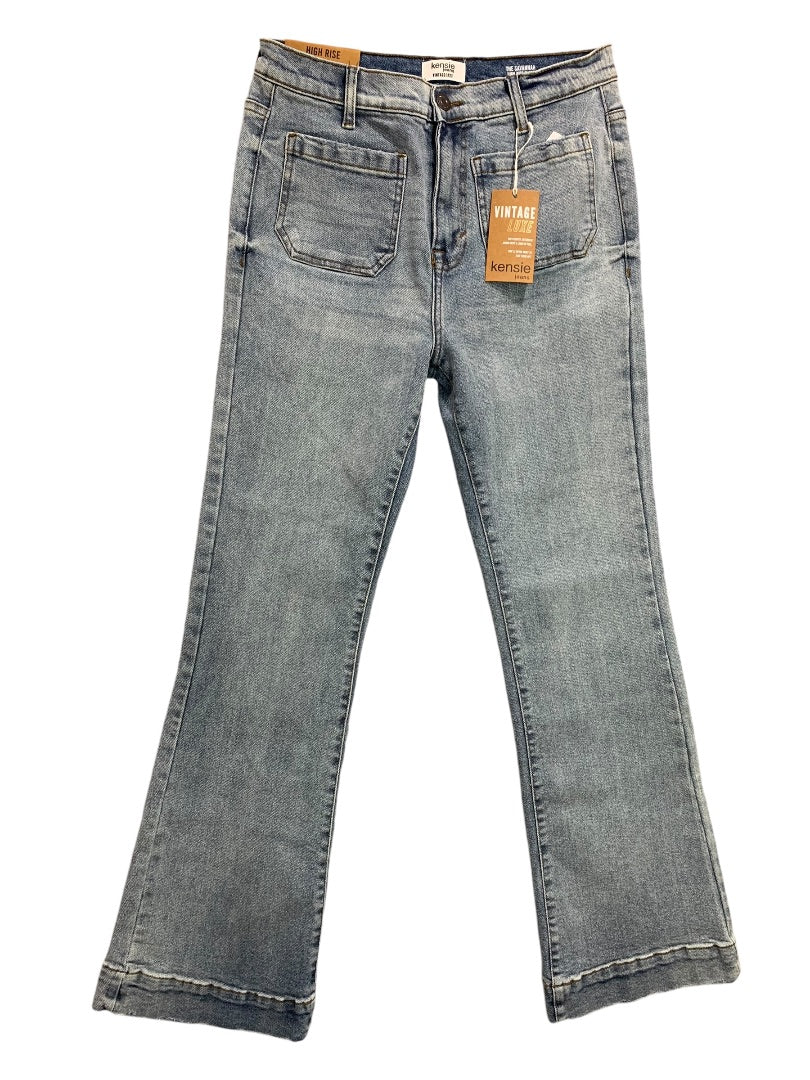 Size 6 (28) Kensie Jeans Womens New The Savannah High Rise Flare Denim