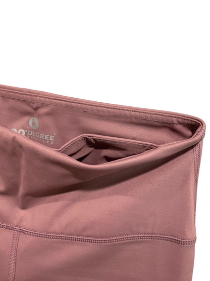 Small 90 Degree by Reflex Womens Mauve Activewear Leggings Ankle