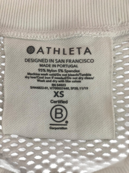 XS Athleta Womens Oxygen Cutout Mesh Style Tank