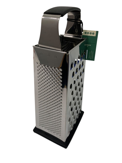 Tablecraft New Box Grater Non-Slip 4 Sided Stainless Steel