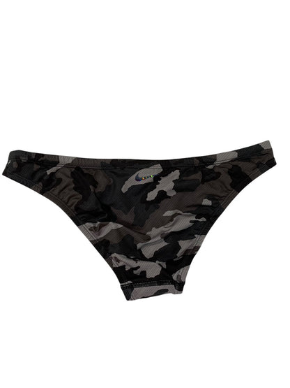 Medium Nike Swim Womens New Bikini Bottoms Gray Camo