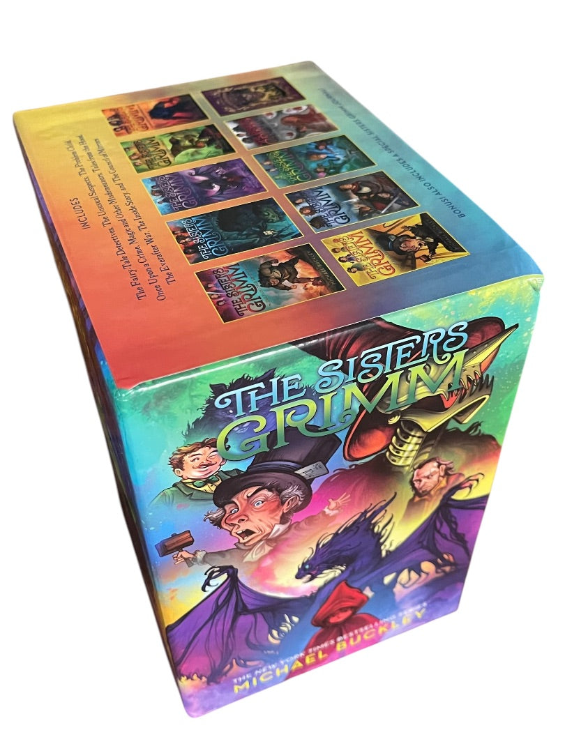 Set of 9 The Sisters Grim & Journal Box Set Paperback Books