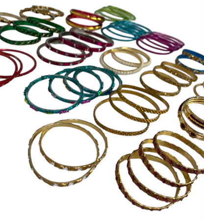 Small Childs Bangle Braclet 1.5"-2.25" Inside Diameter 56 Count