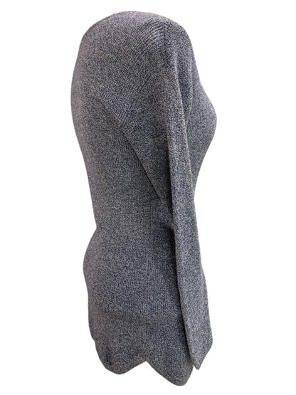 Petite Talbots Marled Knit Cashmere Blend Womens Tunic Sweater