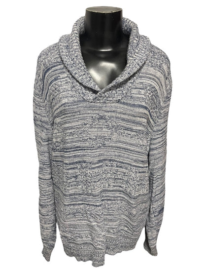 XXL American Rag Cie Womens Long Sleeve Sweater Marled Blue Pullover