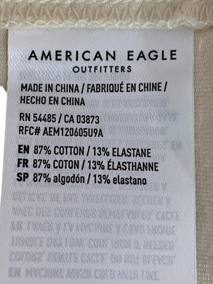 Small American Eagle Knit Pullover Sundress Ivory Spaghetti Strap