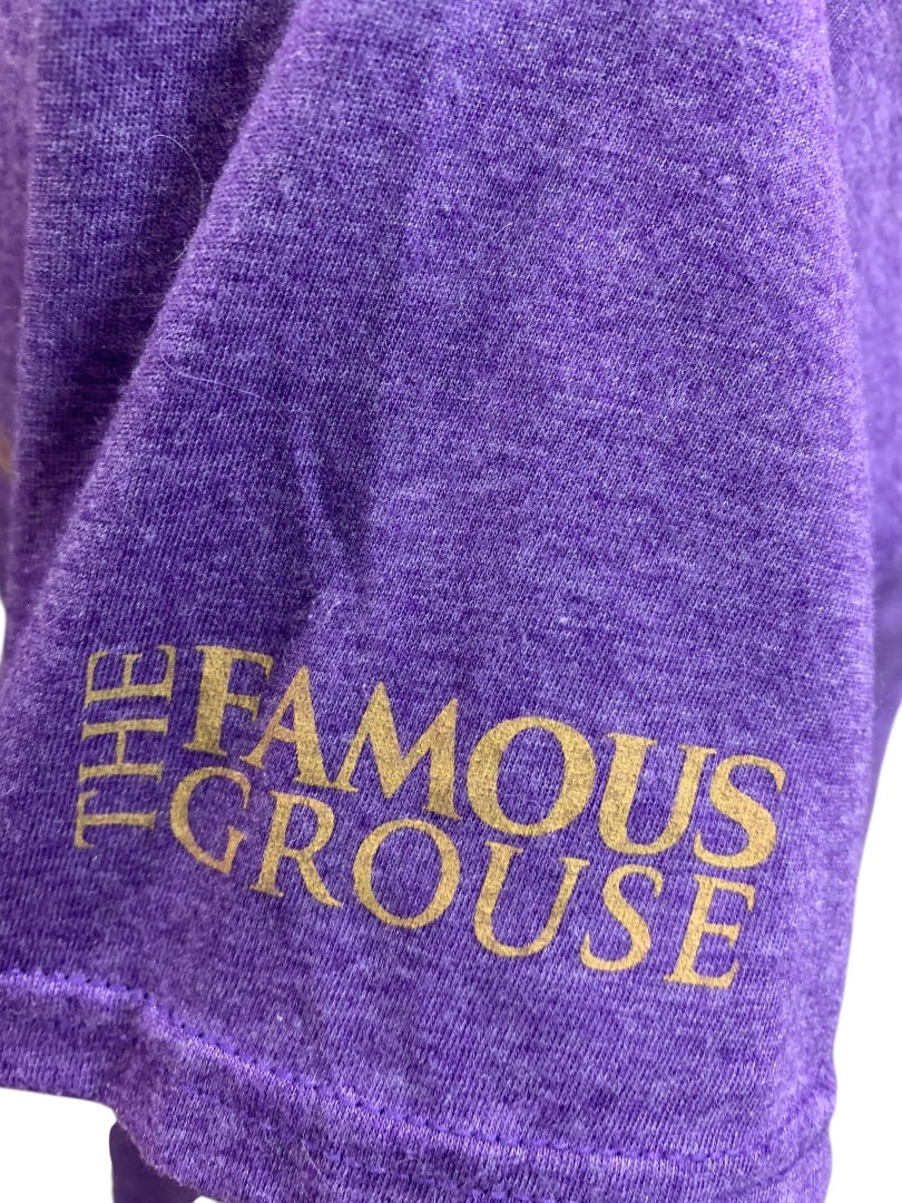 Small Anvil The Famous Grouse Purple Heathered Tshirt Unisex